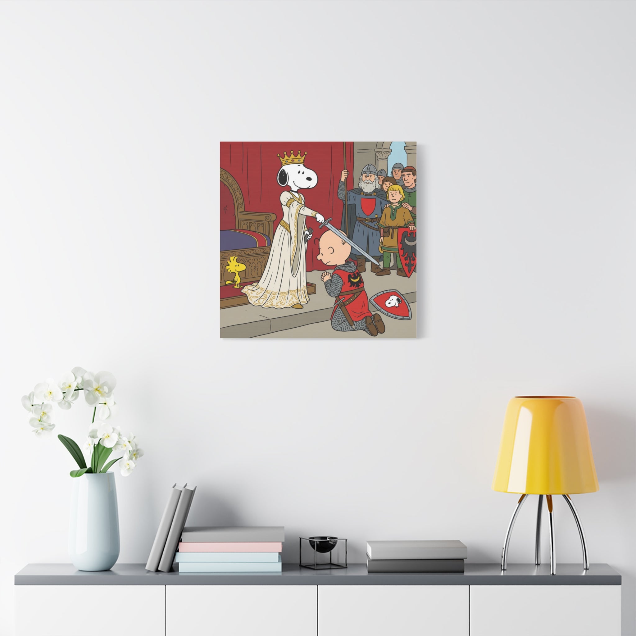 Snoopy Knight Canvas