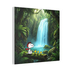 Snoopy Waterfall Canvas