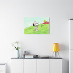 Snoopy Flying Kite Canvas