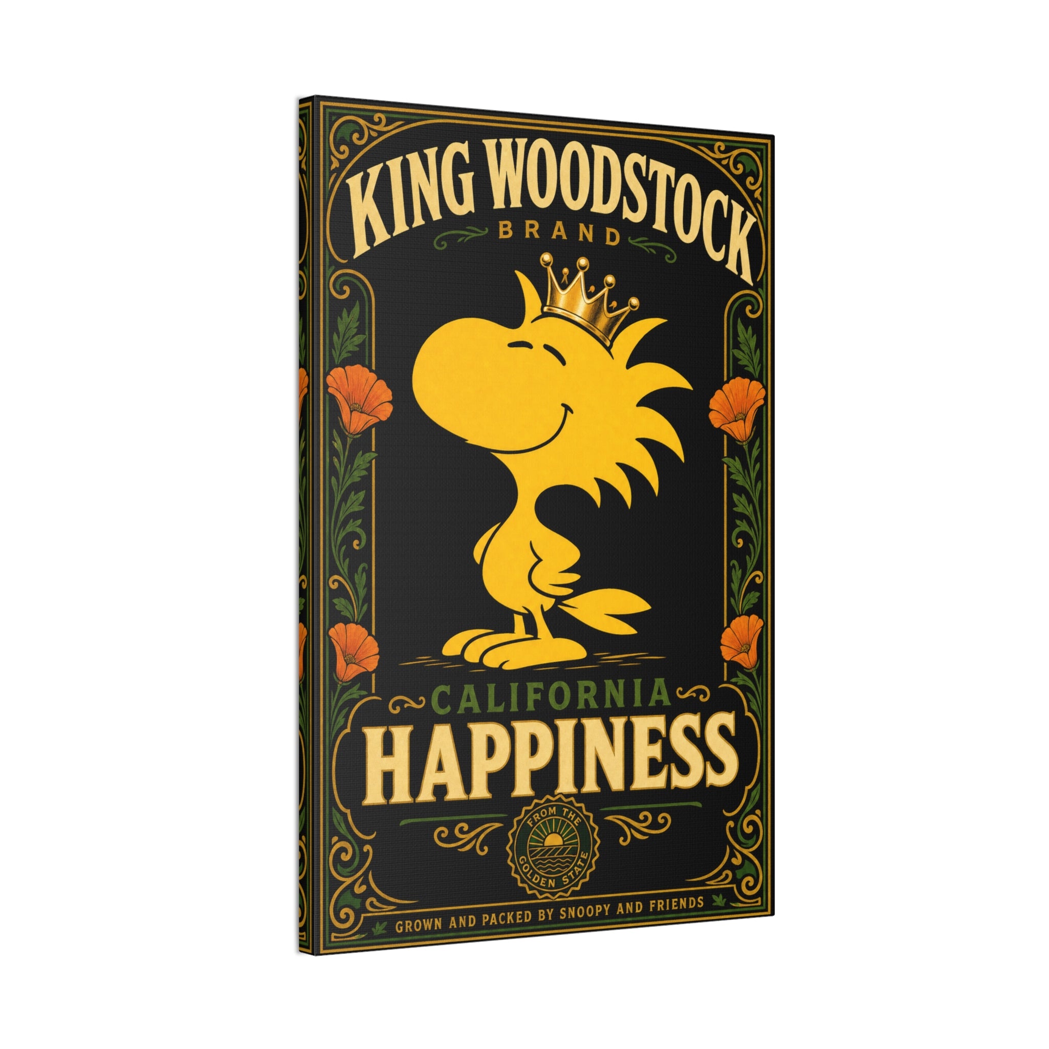 Woodstock California Happiness Canvas