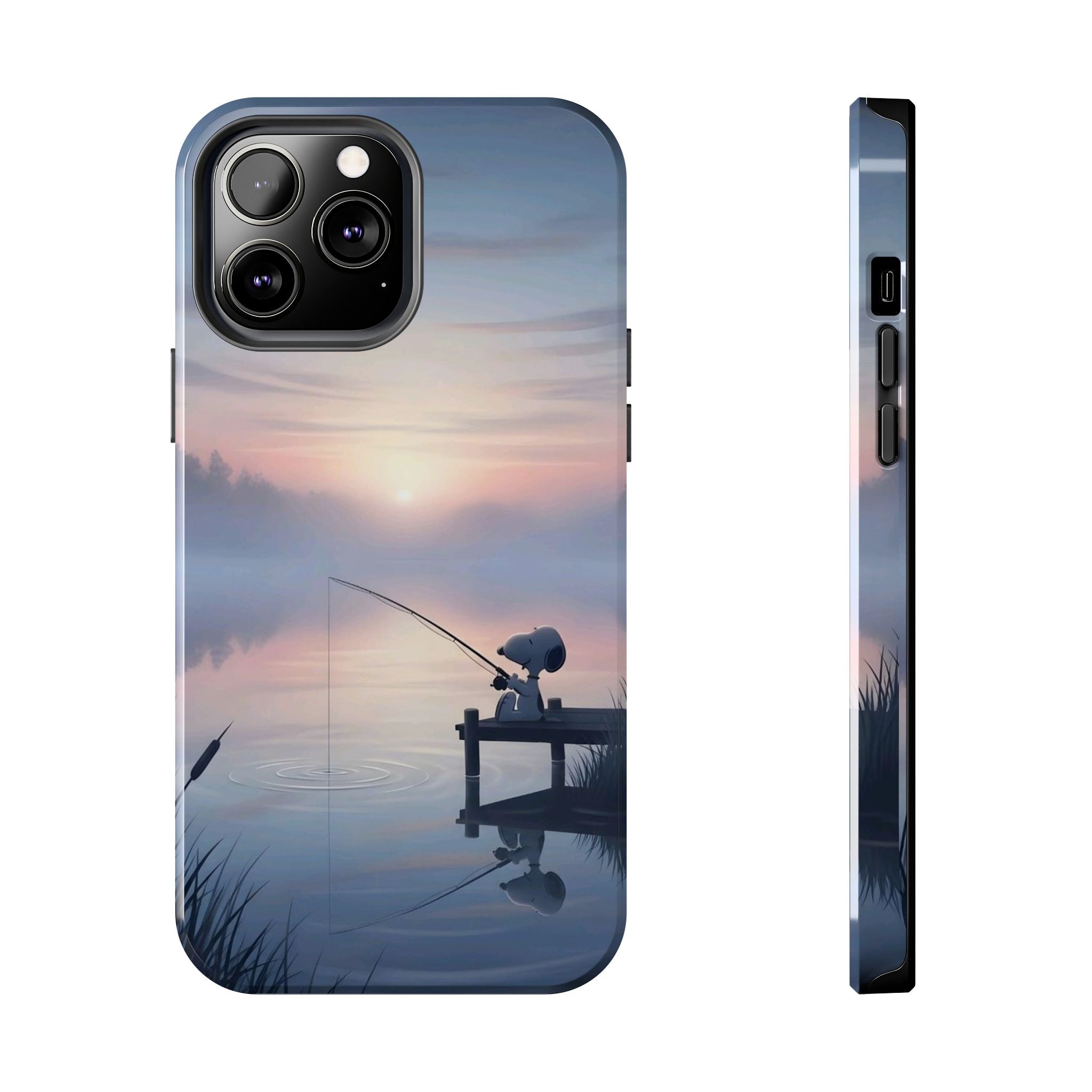 Sunset Fishing Phone Case