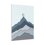 Snoopy on Mountain Canvas