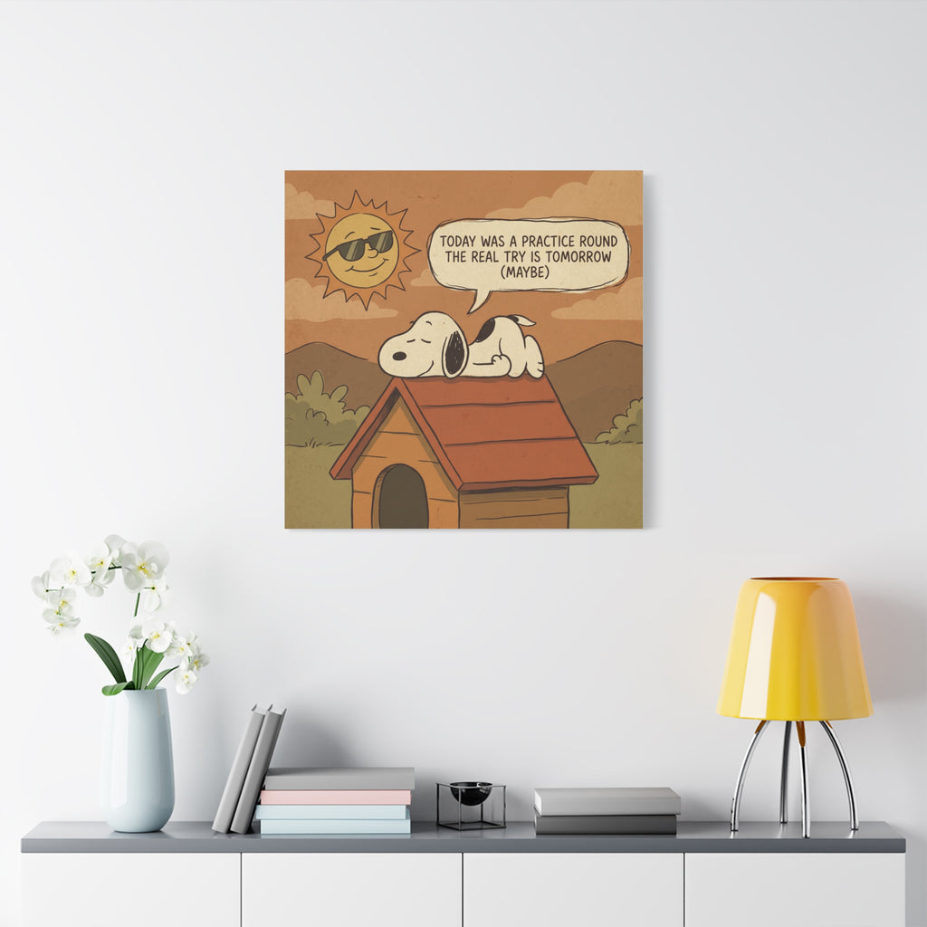 Doghouse Quote Canvas