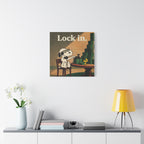 Lock In Snoopy Canvas