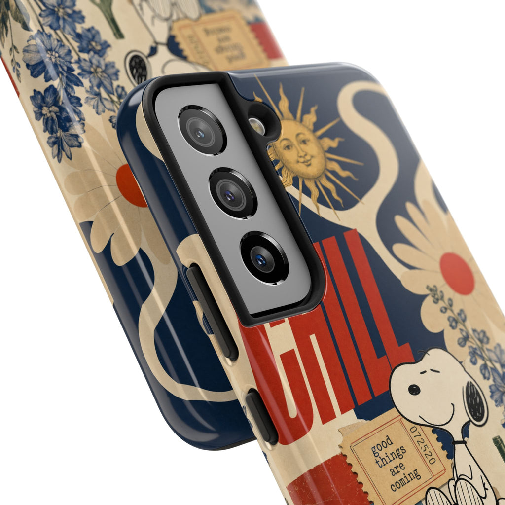 Snoopy Chill Collage Case