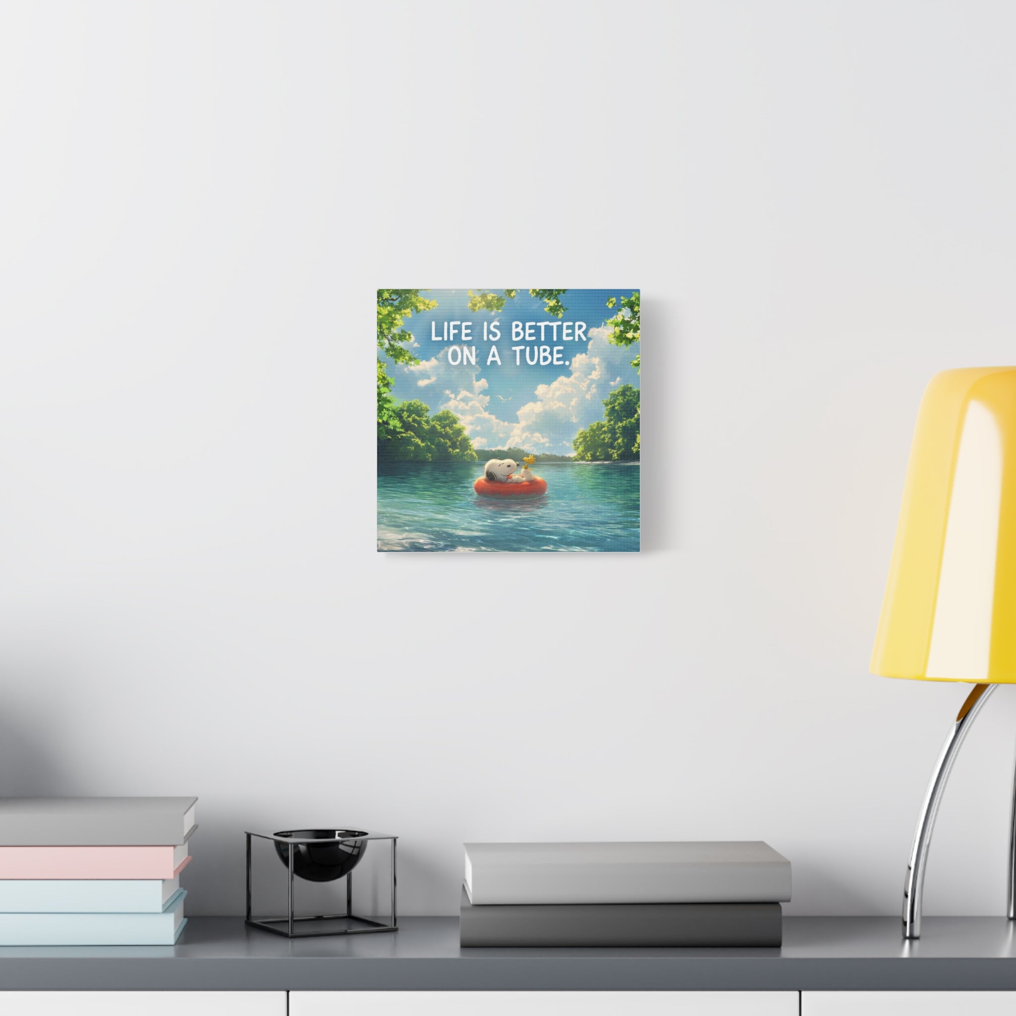 Life On A Tube Canvas