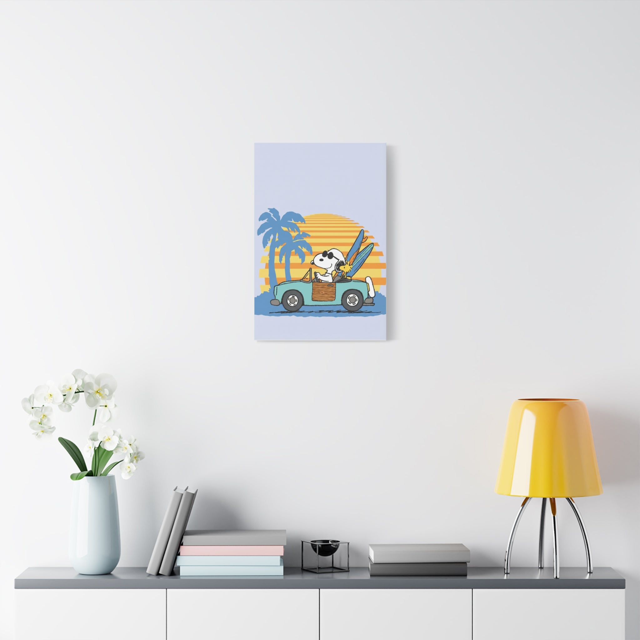 Surfboard Car Canvas