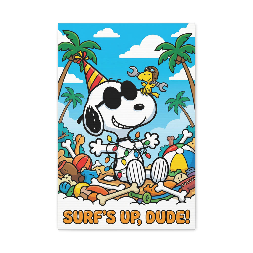 Snoopy Sailing Day Canvas