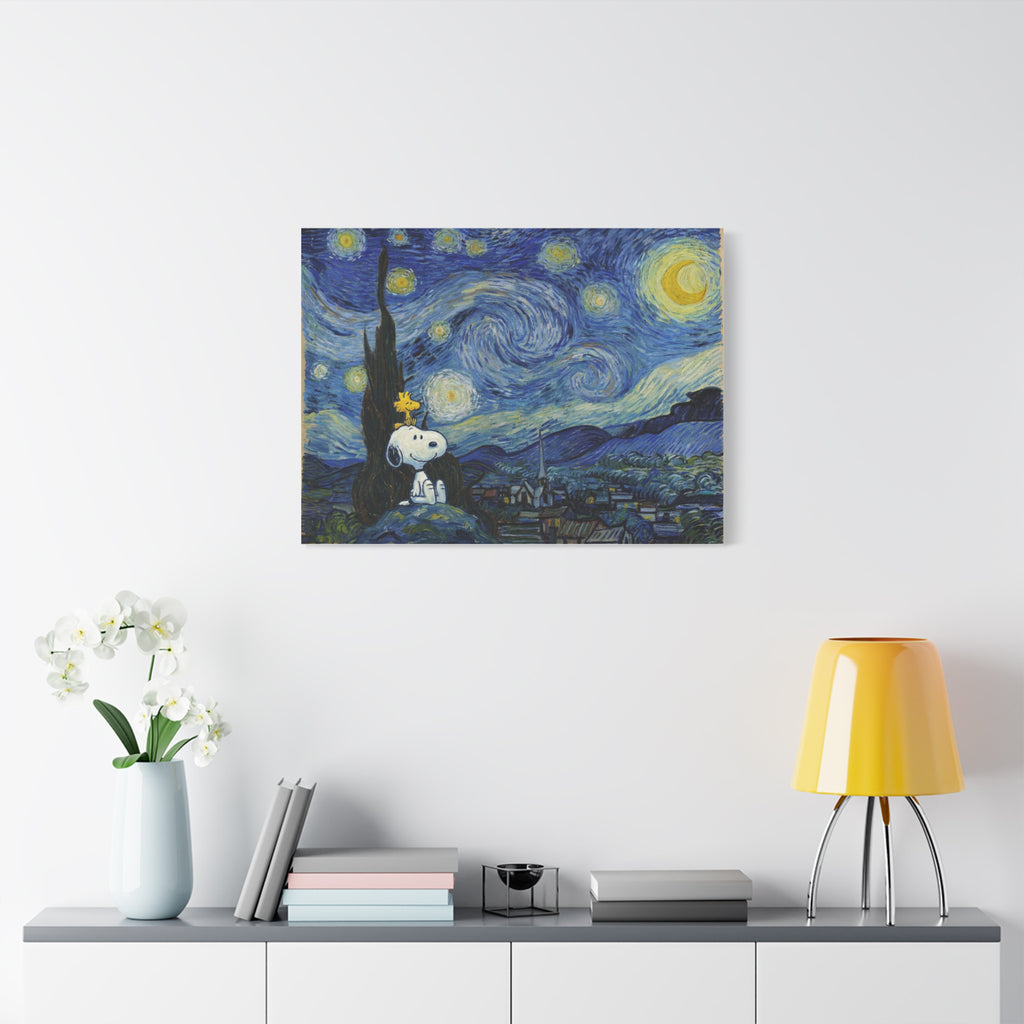 Woodstock Starry Night Canvas
