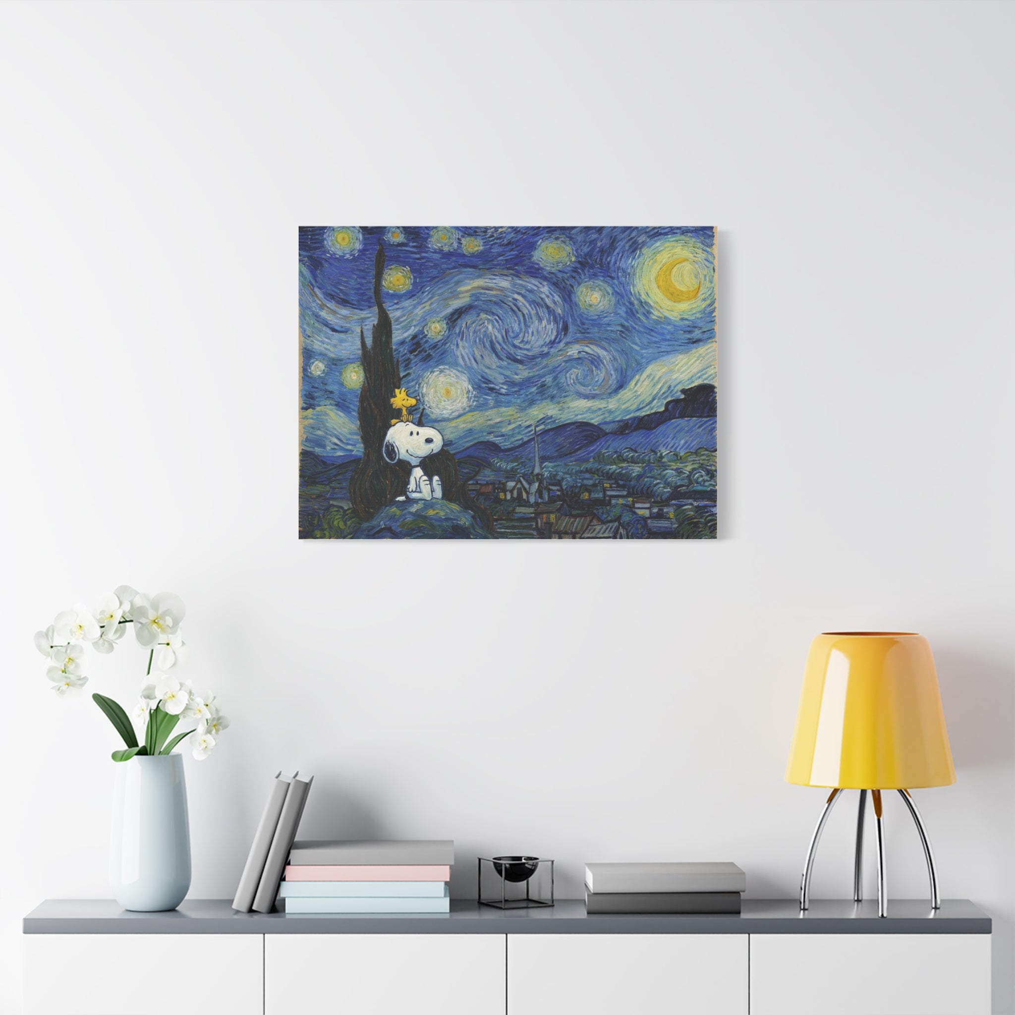 Woodstock Starry Night Canvas