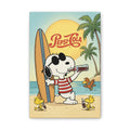 Peanuts Snoopy Surfing Pepsi Canvas