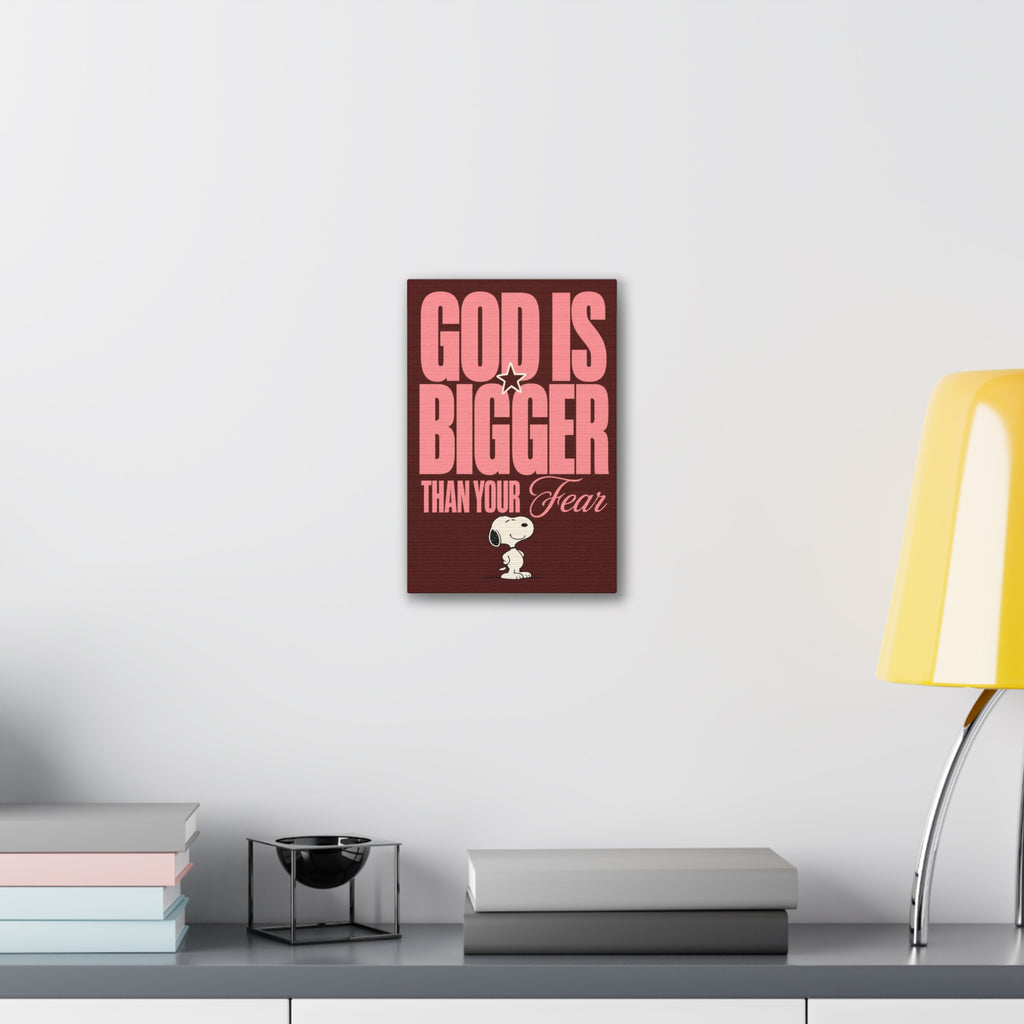 God Is Bigger Canvas