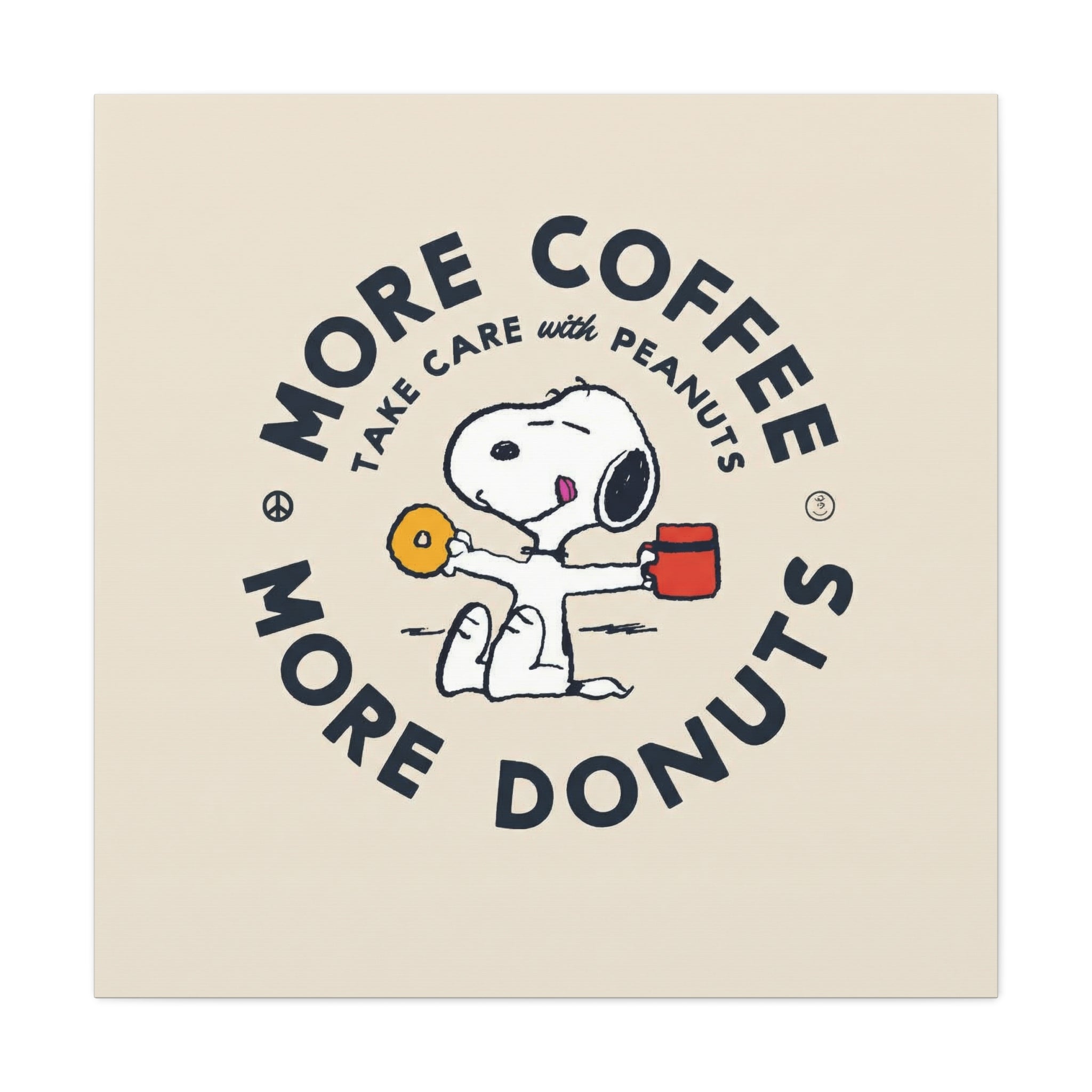 Coffee And Donuts Canvas