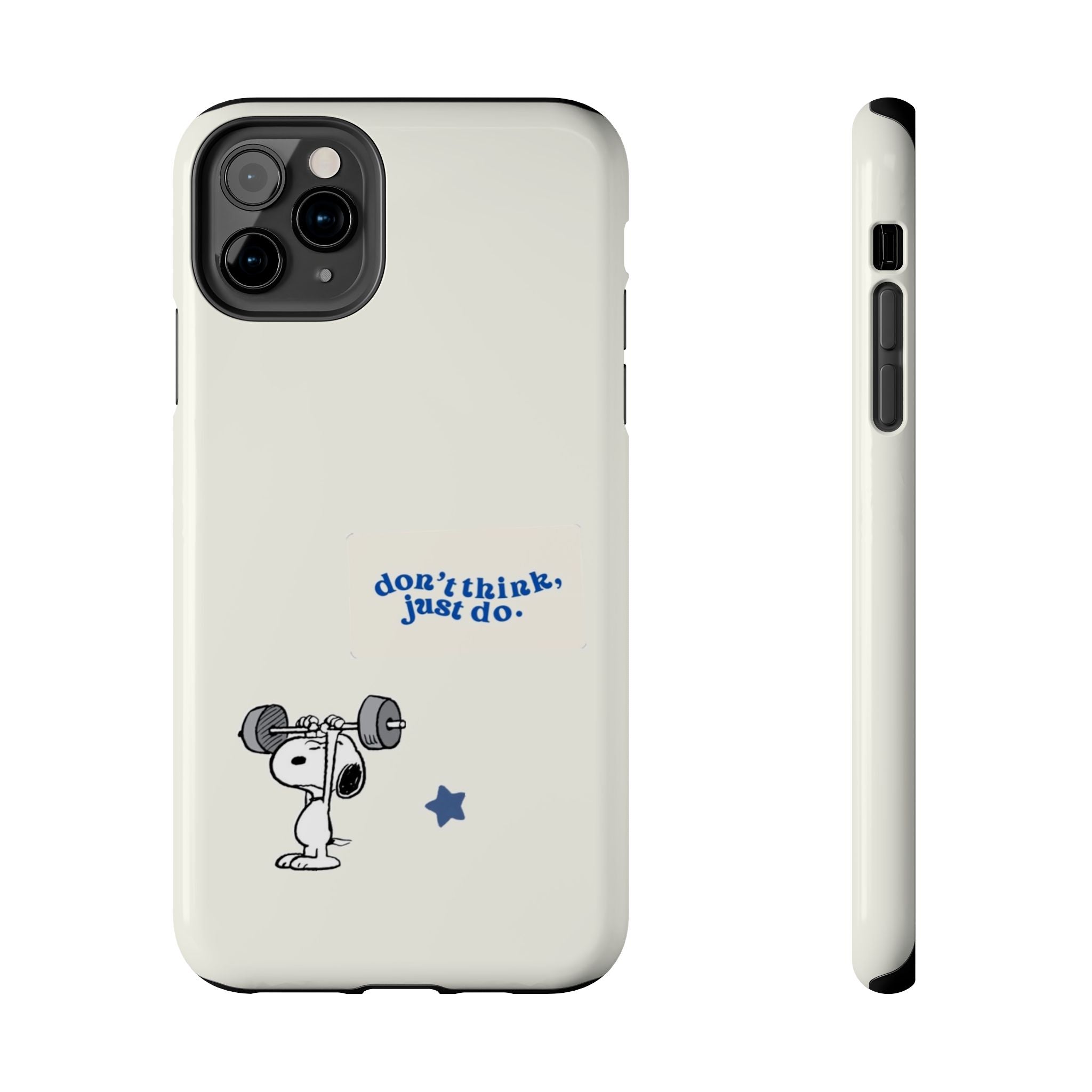 Snoopy Weightlifting Phone Case