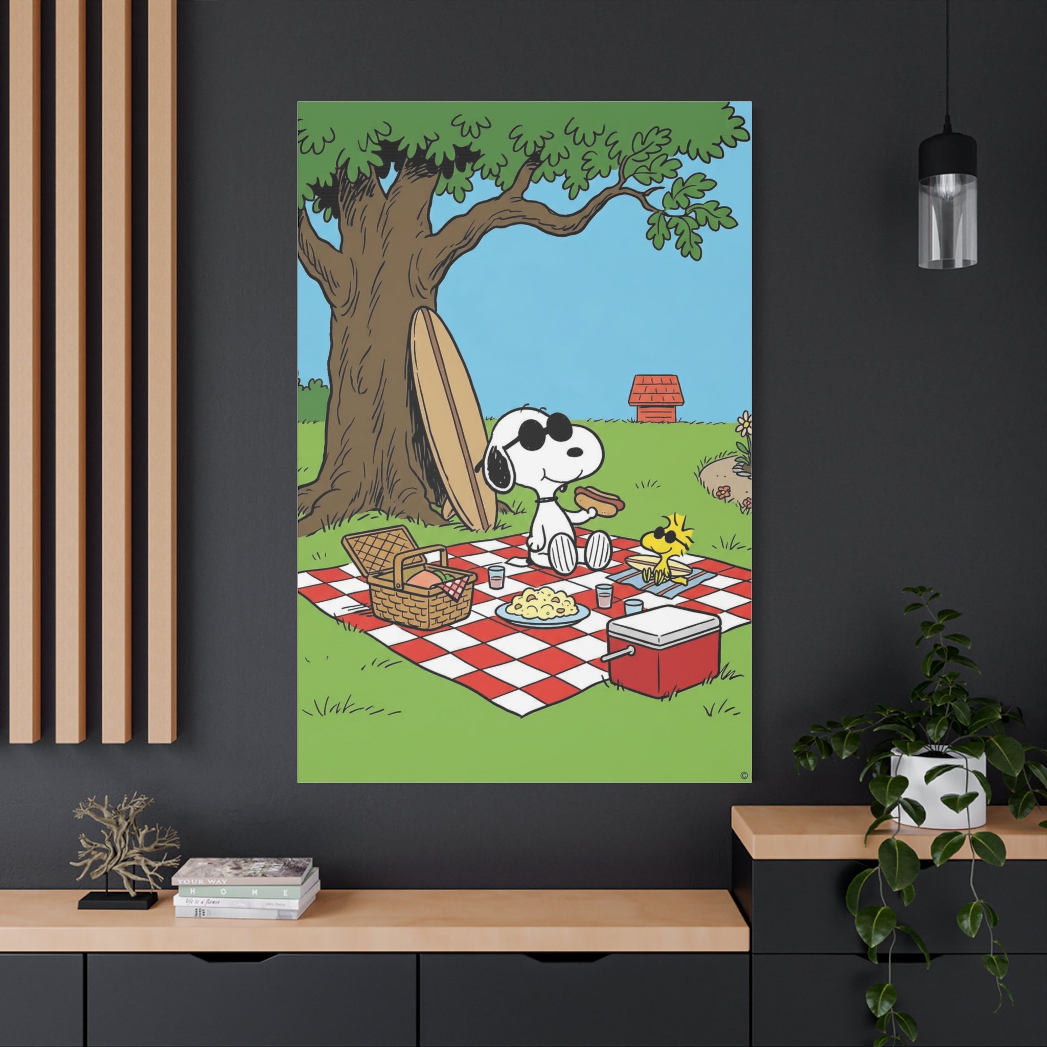 Snoopy Picnic Canvas
