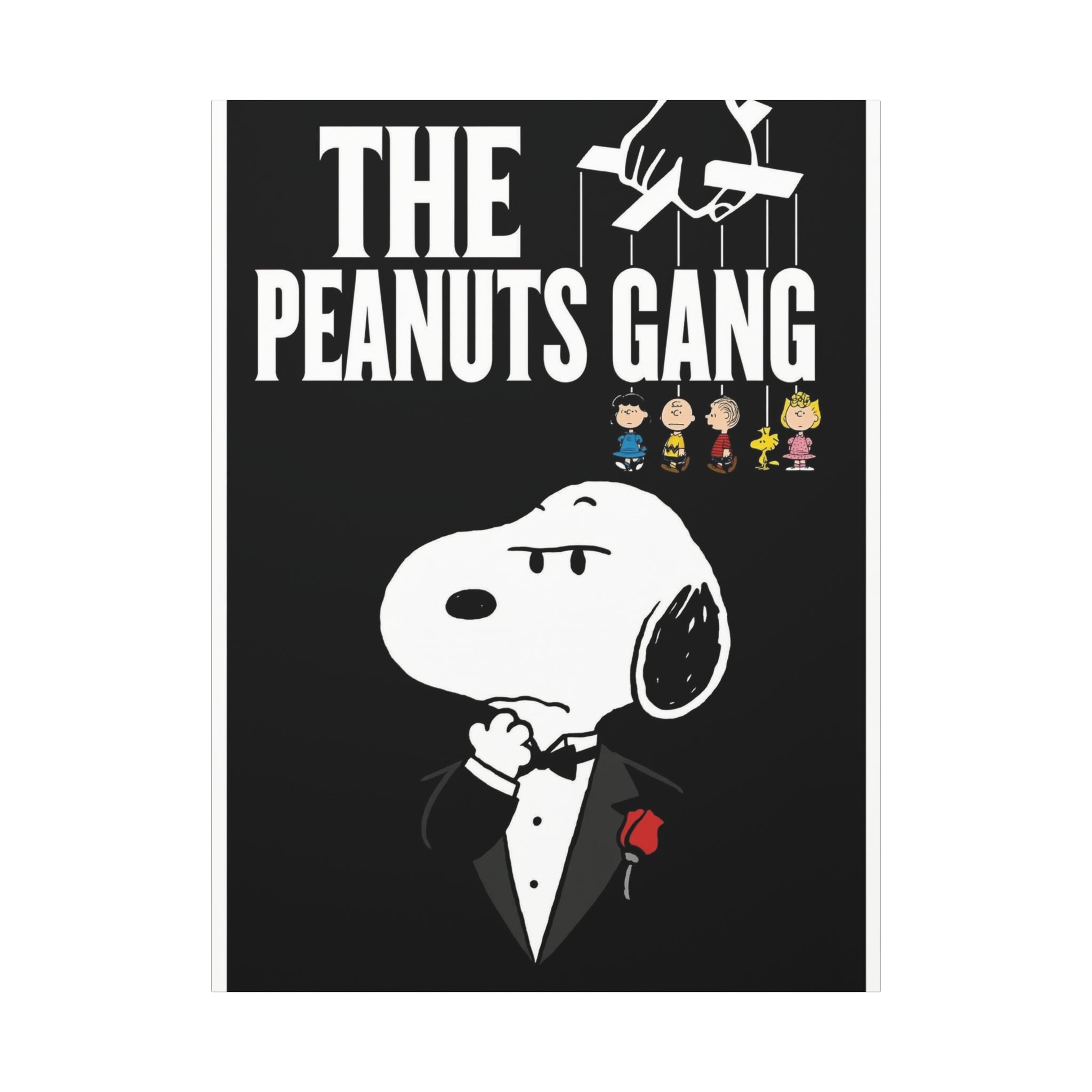Snoopy Godfather Parody Canvas