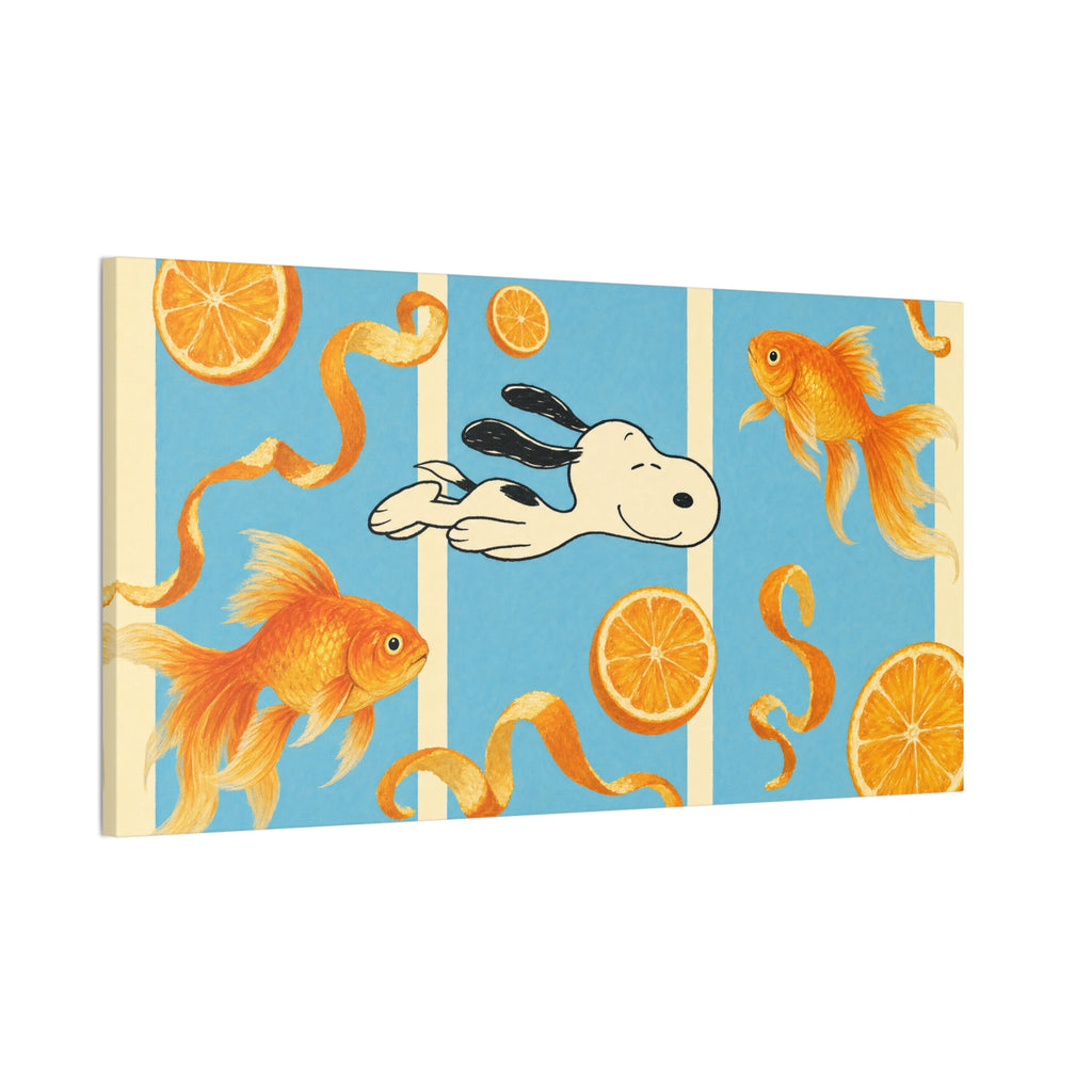 Goldfish Swim Canvas