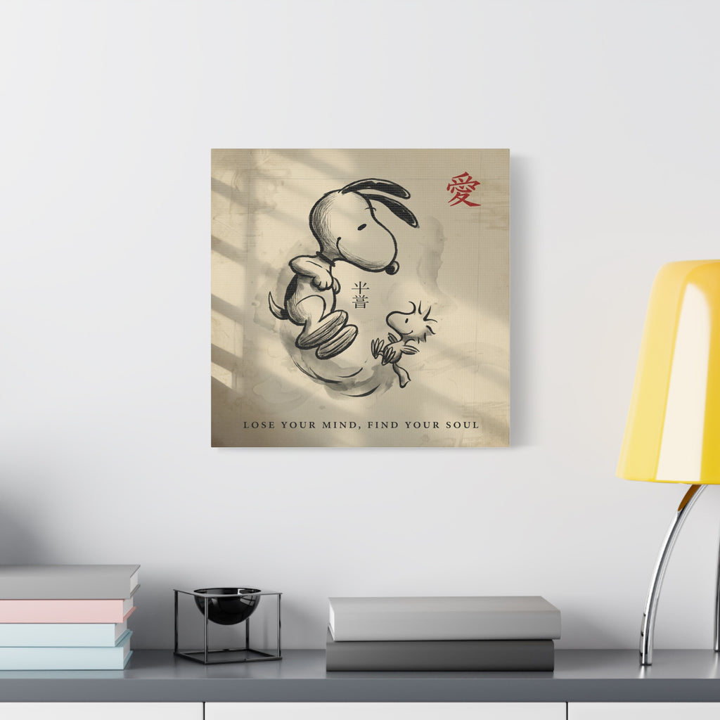 Zen Snoopy Woodstock Canvas