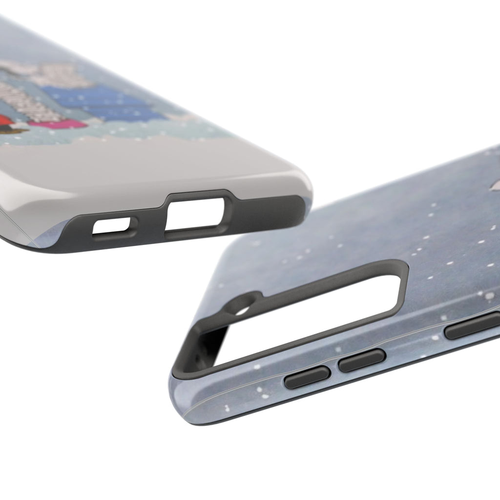 Snowy Reading Phone Case