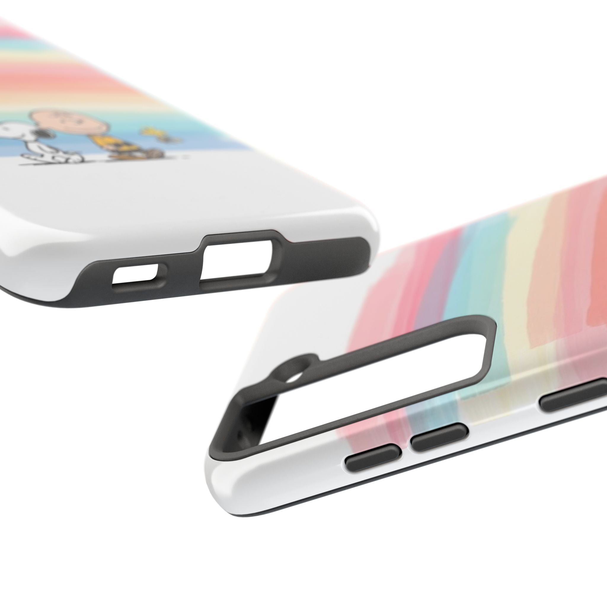 Pastel Stripe Peanuts Phone Case