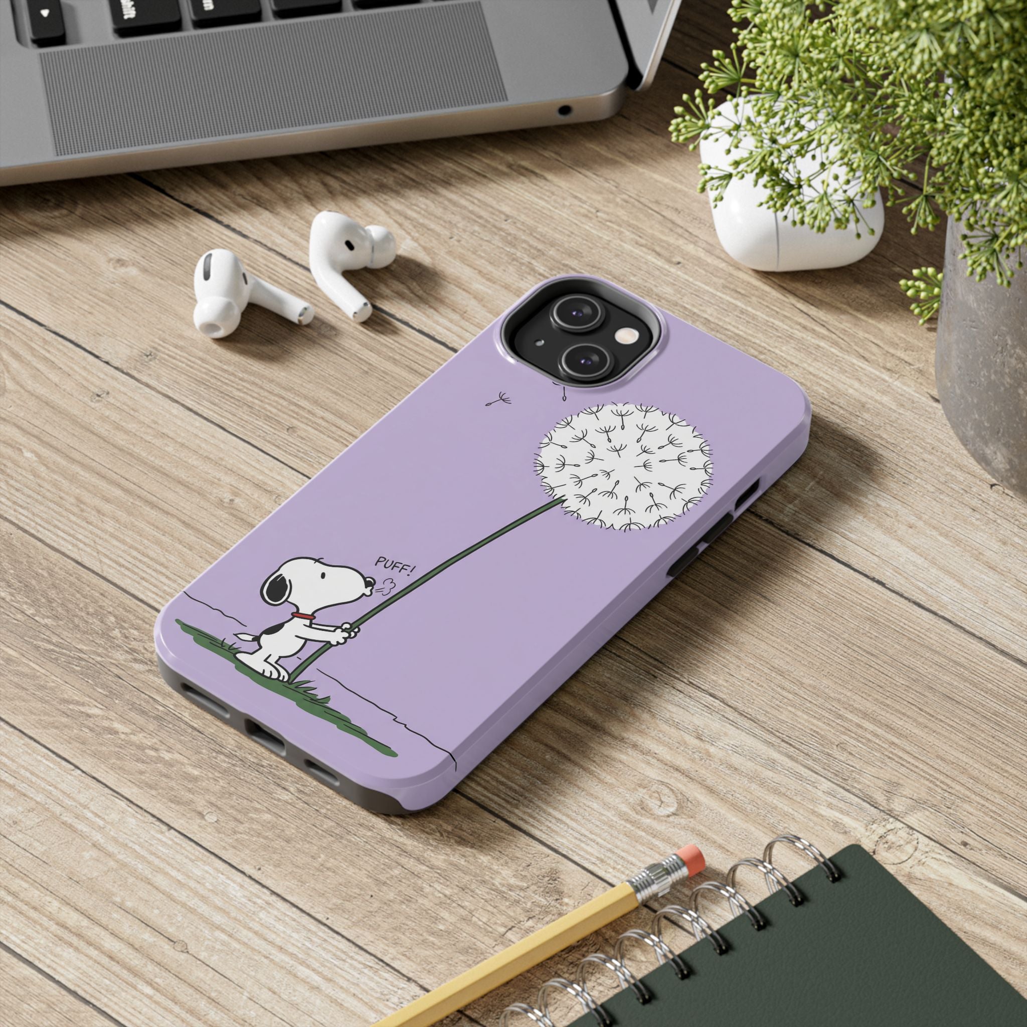 Snoopy Dandelion Phone Case