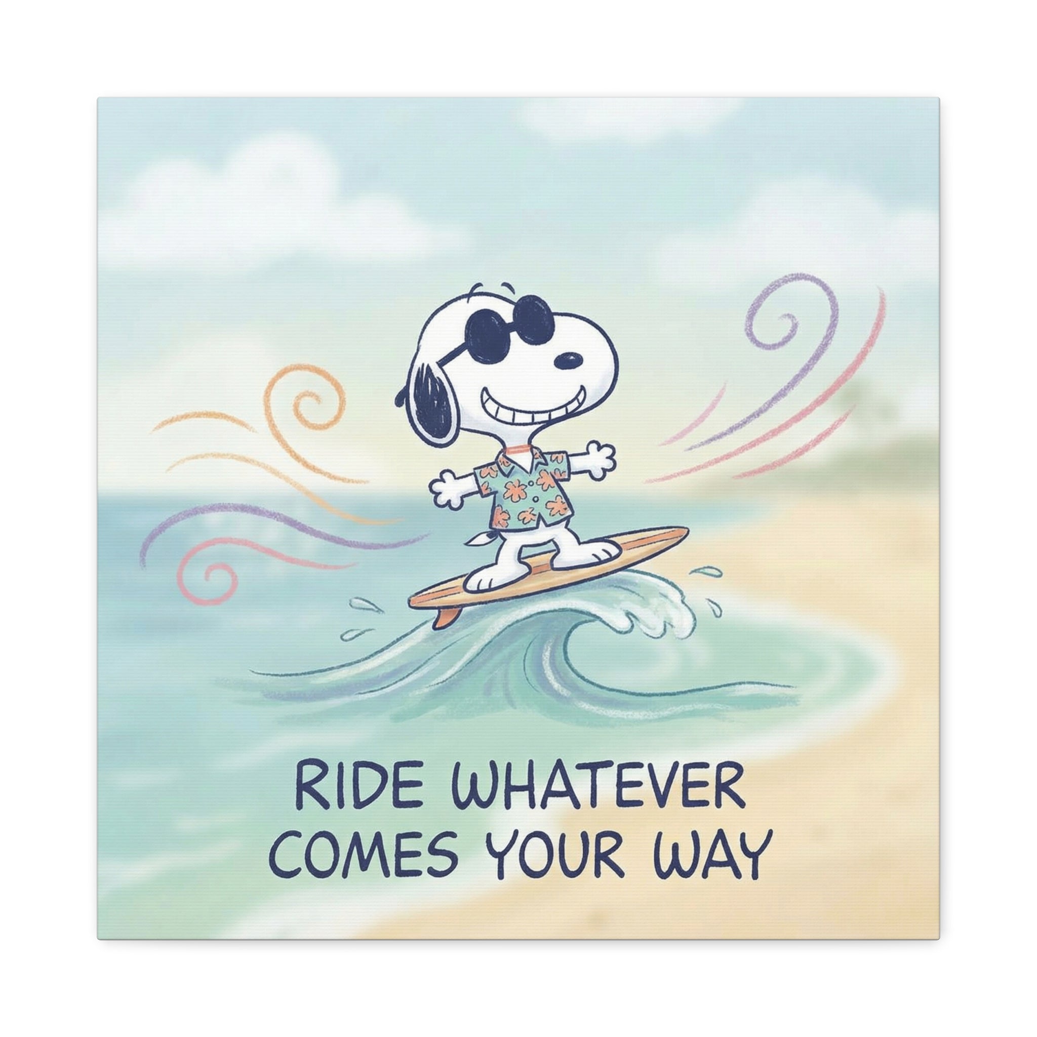 Ride Whatever Comes Canvas