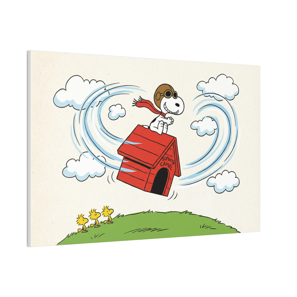 Flying Beagle Canvas