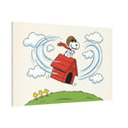 Flying Beagle Canvas