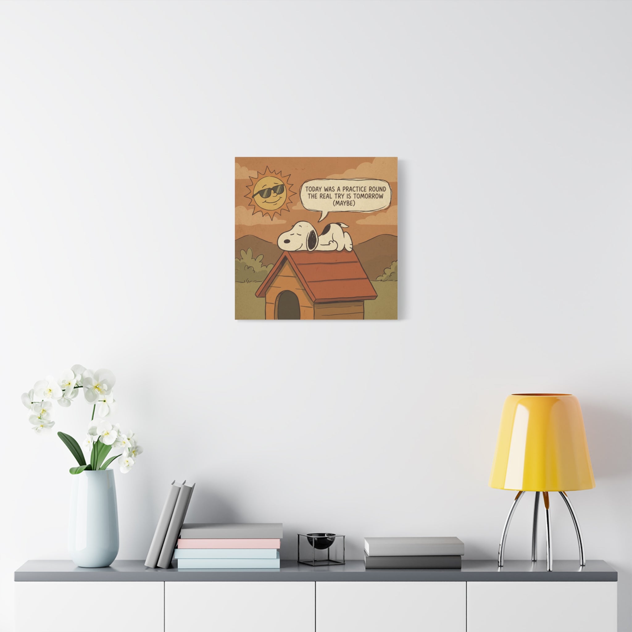 Doghouse Quote Canvas