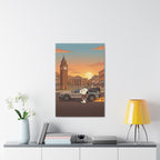 Snoopy DeLorean Canvas