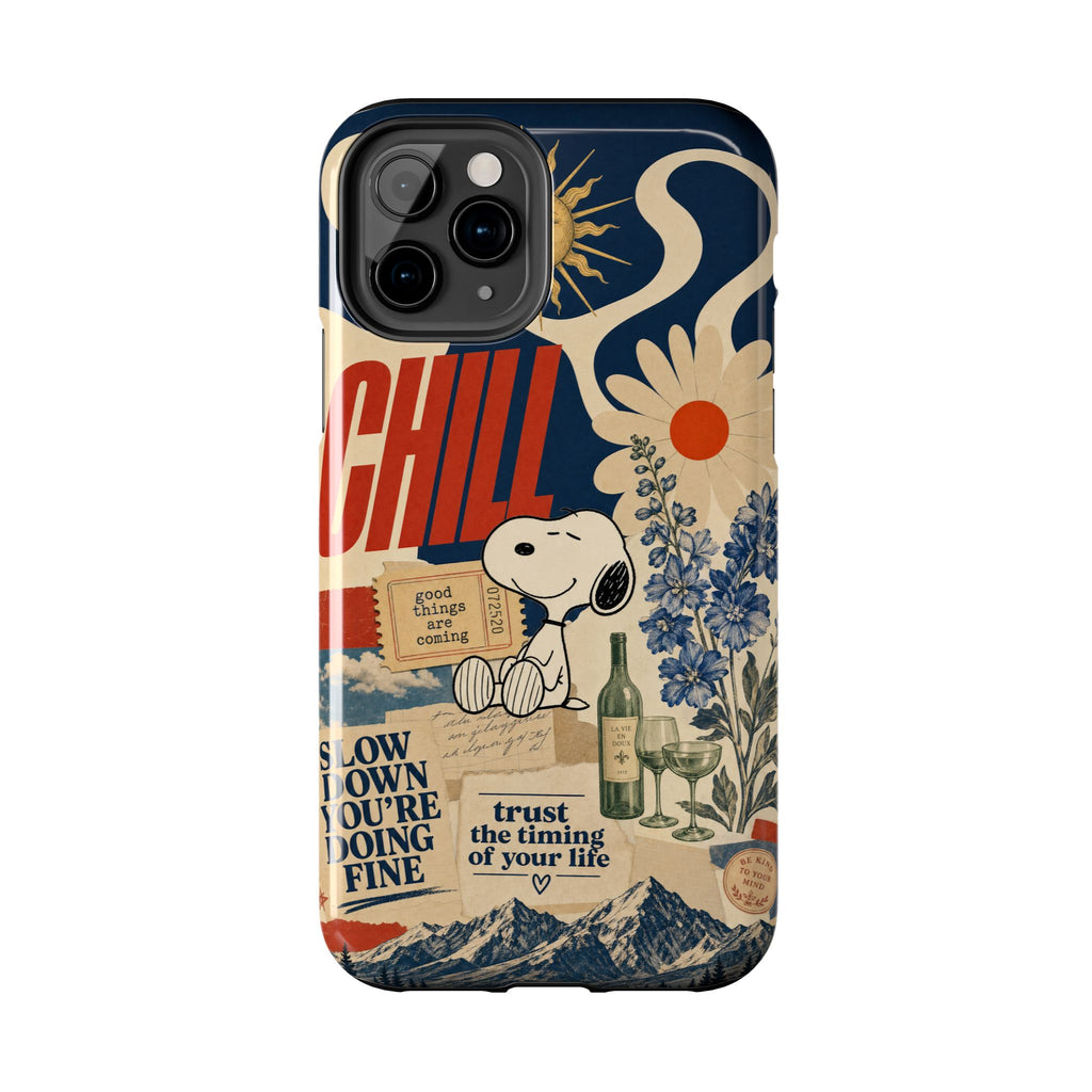 Snoopy Chill Collage Case