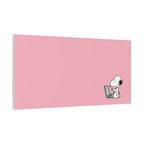 Snoopy on Laptop Canvas