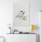 Relaxing Dog Lounge Canvas