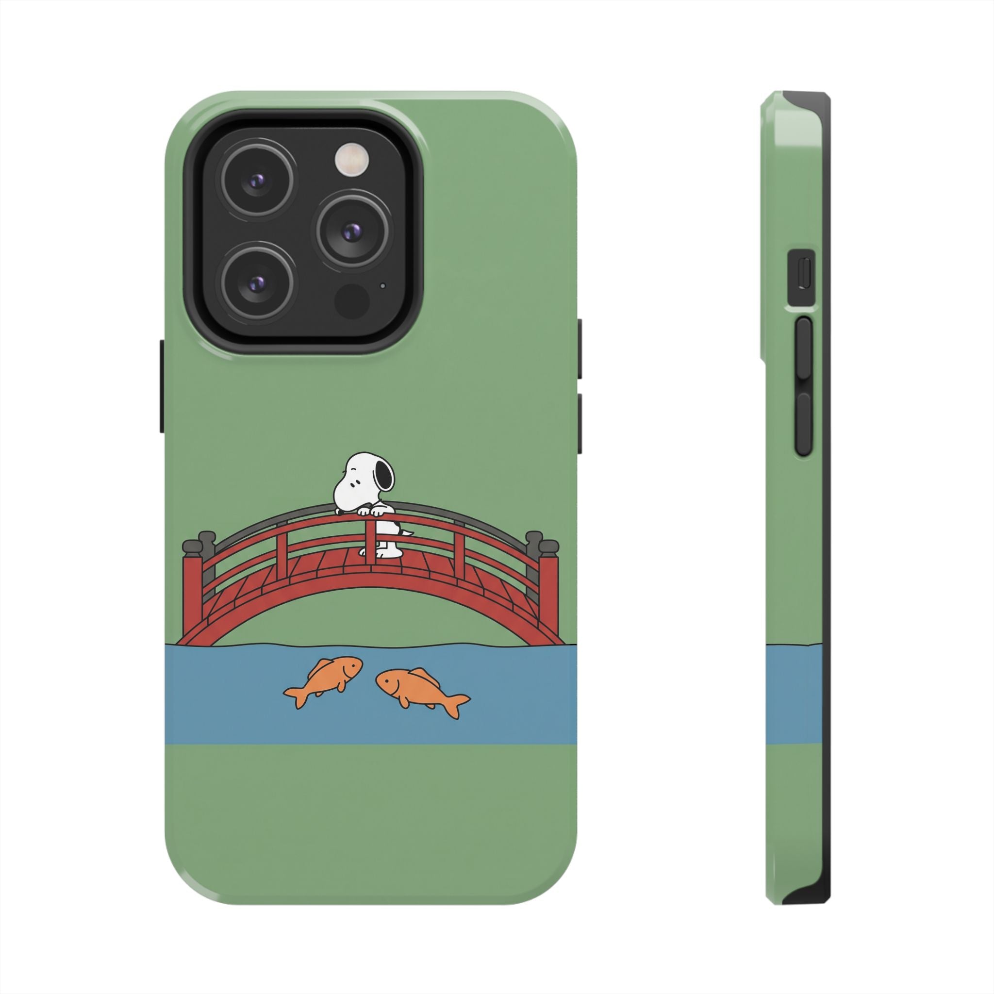 Koi Bridge Phone Case