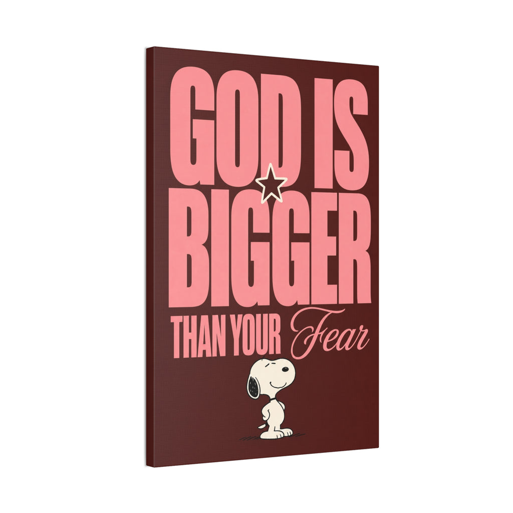 God Is Bigger Canvas