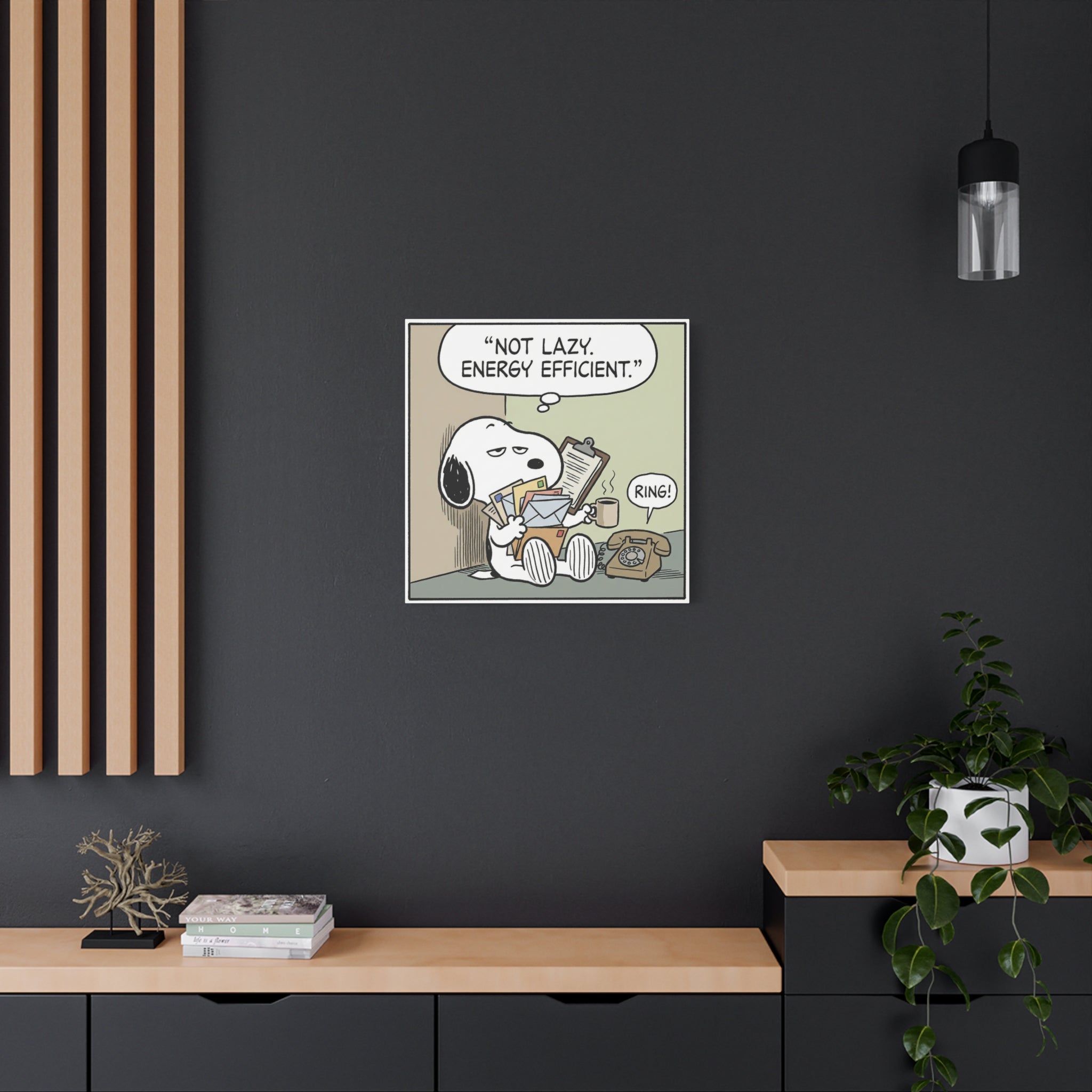 Energy Efficient Snoopy Canvas