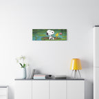 Snoopy Rowboat Canvas