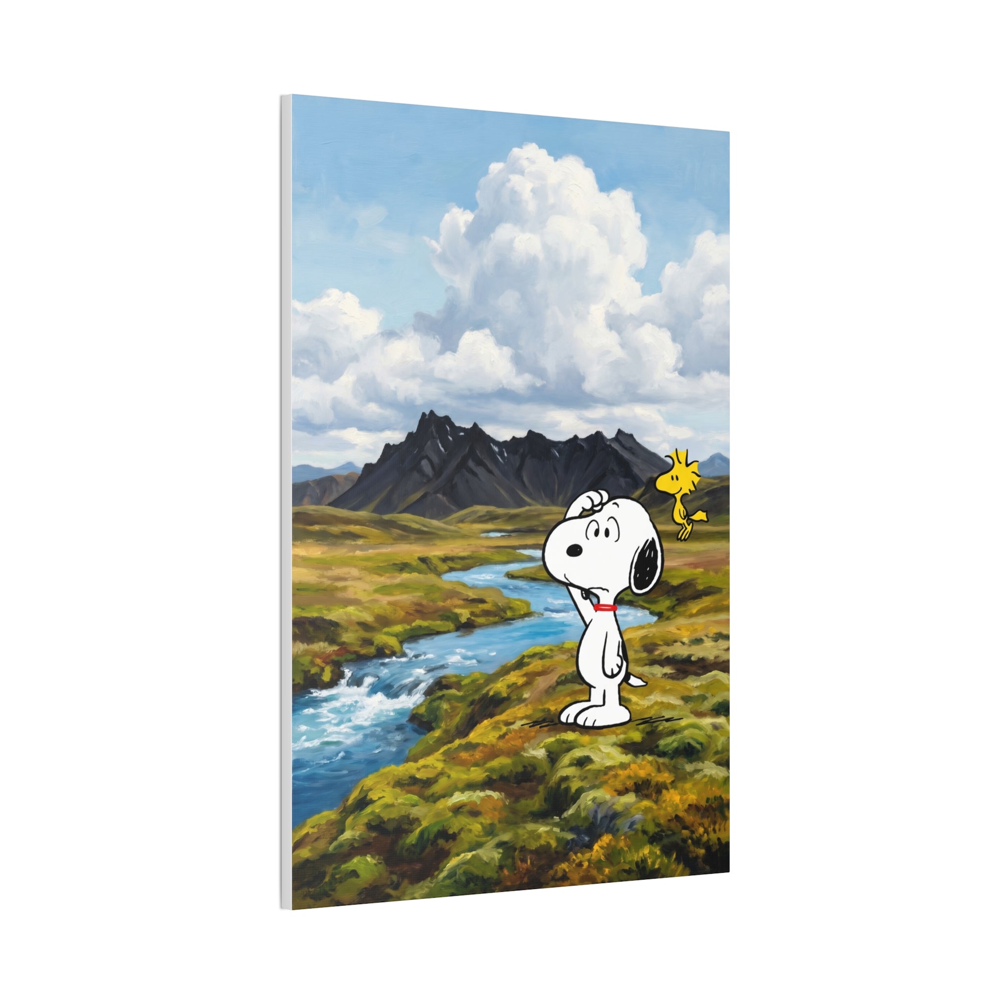 Snoopy Woodstock Landscape Canvas