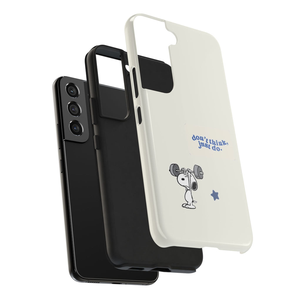 Snoopy Weightlifting Phone Case