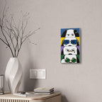 Dog Faces Pop Canvas