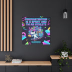 Procrastination Sport Snoopy Canvas