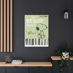 Bebop Beagle Piano Canvas