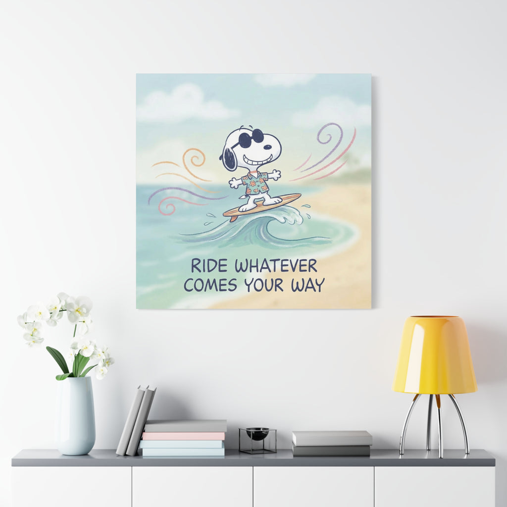 Ride Whatever Comes Canvas