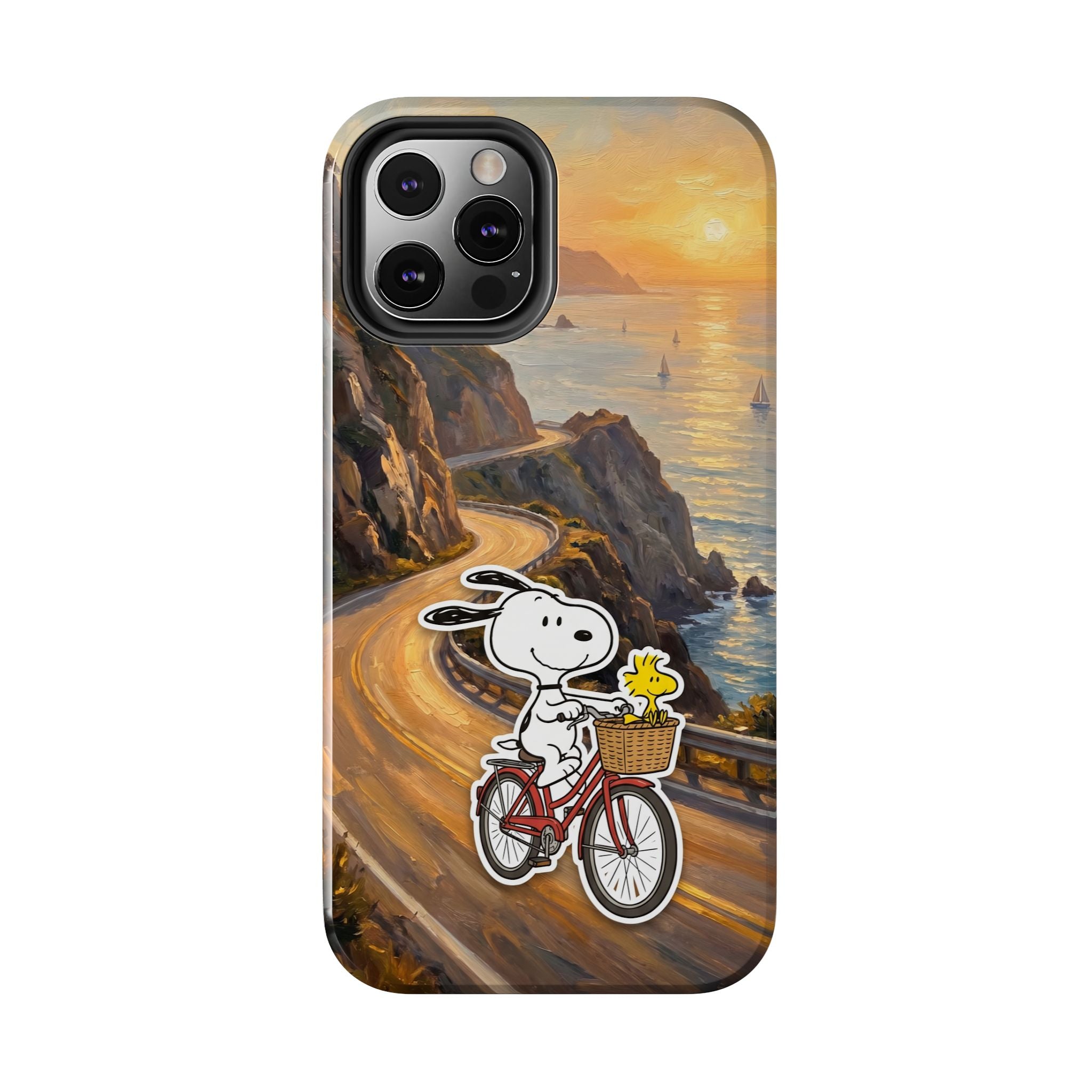 Snoopy Woodstock Bicycle Phone Case