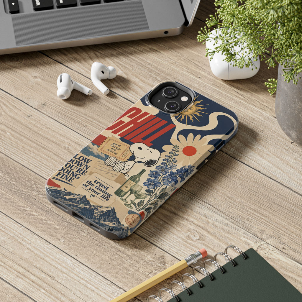 Snoopy Chill Collage Case