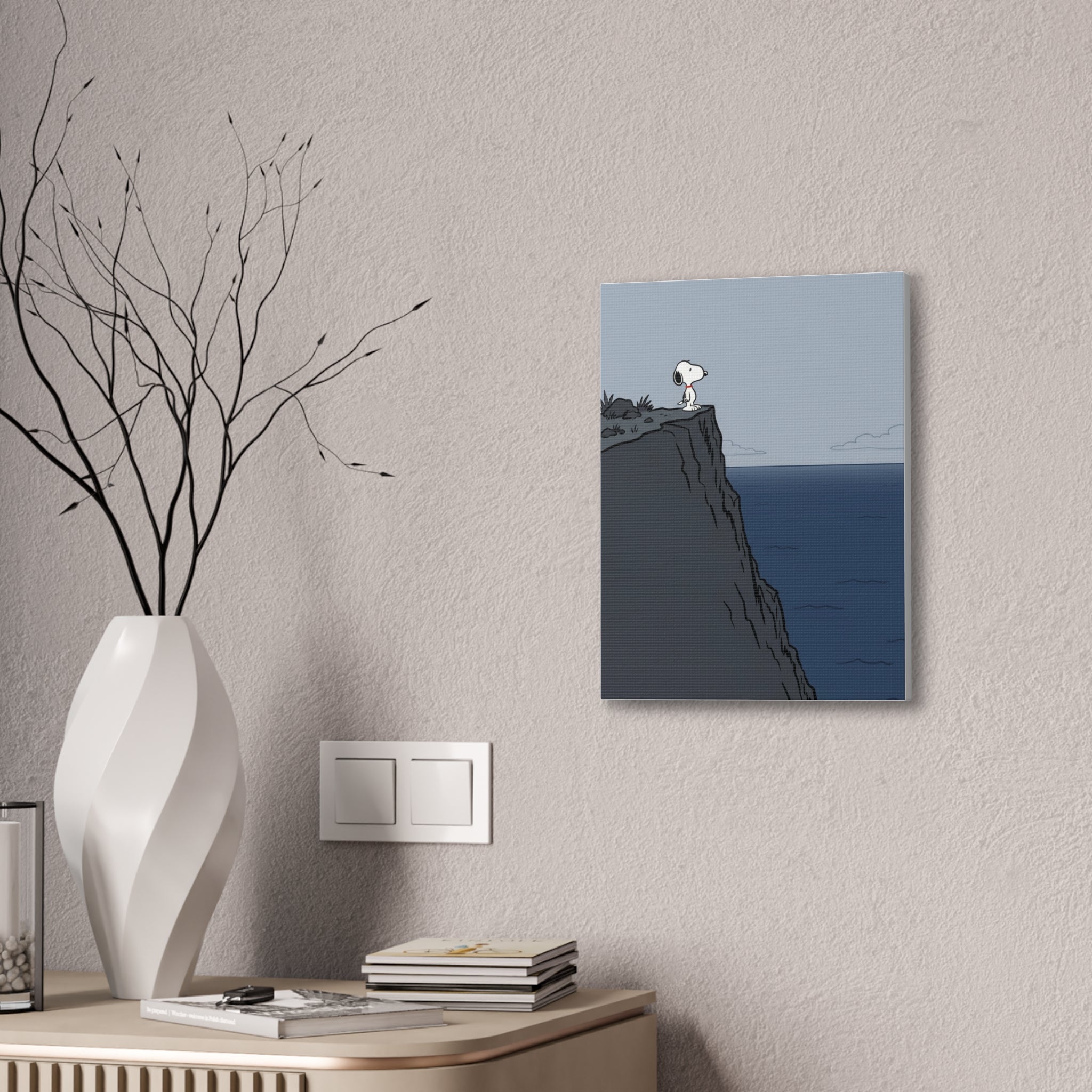 Snoopy Cliffside Canvas