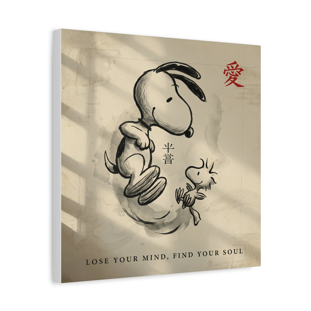 Zen Snoopy Woodstock Canvas