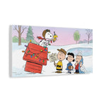 Snoopy Woodstock Holiday Canvas
