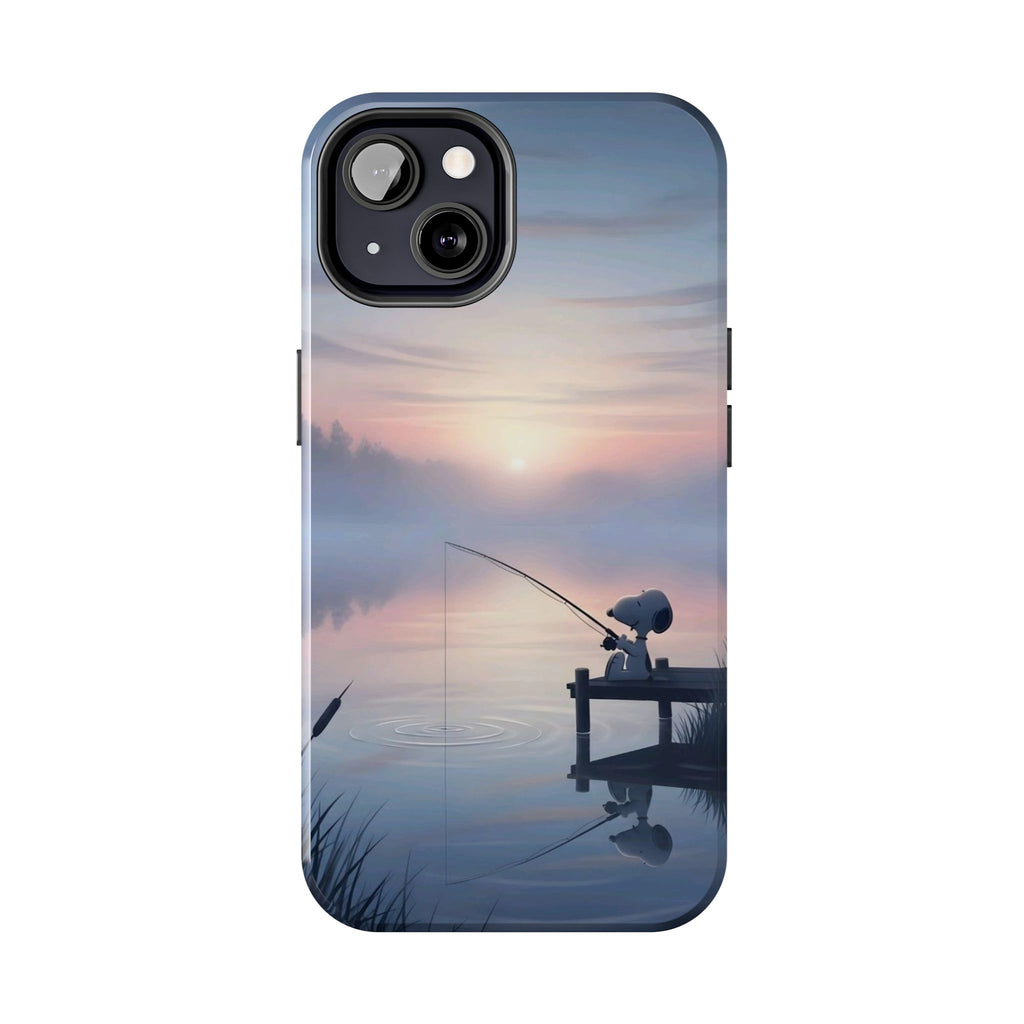 Sunset Fishing Phone Case