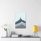 Snoopy on Mountain Canvas